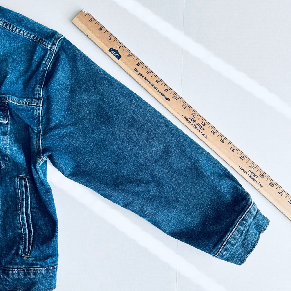 Lauren Ralph Lauren Womens Blue Denim Trucker Jacket Medium Wash Size Large - Picture 6 of 7
